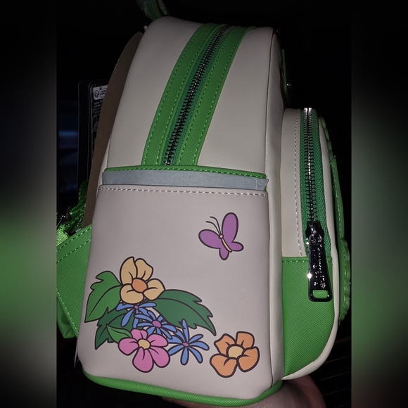 New! Loungefly White Winnie the Pooh & Piglet Storytime Mini Backpack - Picture 3 of 5